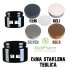 CRNA STAKLENA TEGLICA 30-50ML SA POKLOPCEM U BOJI