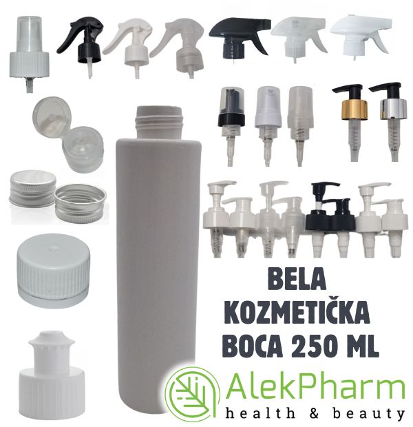 BELA KOZMETIČKA BOCA 250ml