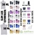 LUX ČETVRTASTA PROVIDNA STAKLENA BOCA 30ML