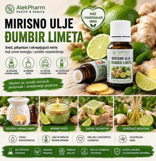 ĐUMBIR LIMETA MRISNO ULJE