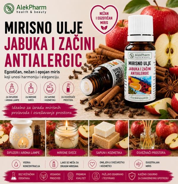 JABUKA I ZAČINI ANTIALERGIC MIRISNO ULJE