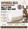 SAPUNSKA BAZA SA MAGAREĆIM MLEKOM - Melt & Pour Donkey Milk Base