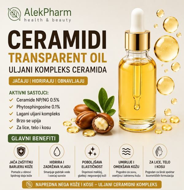 CERAMIDI ULJNO RASTVORNI ZA KOZMETIKU – Ceramide Complex NP/NG