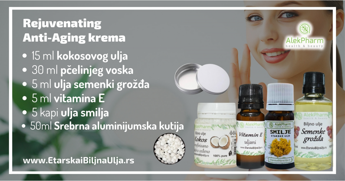 Rejuvenating - Anti-Aging Krema: Prirodna nega kože za mladolik izgled