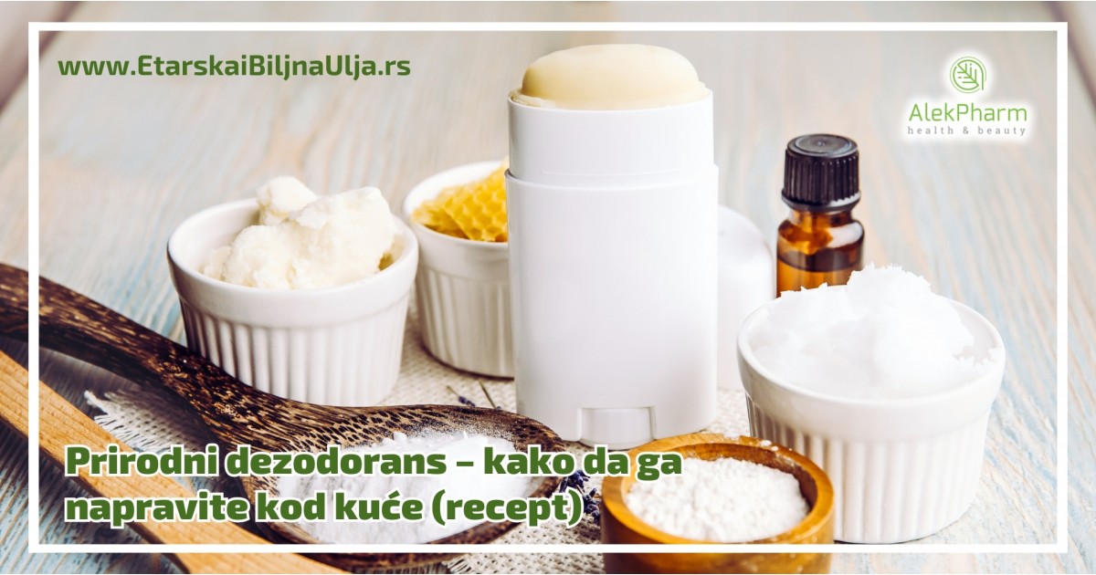 Prirodni dezodorans – kako da ga napravite kod kuće (recept)