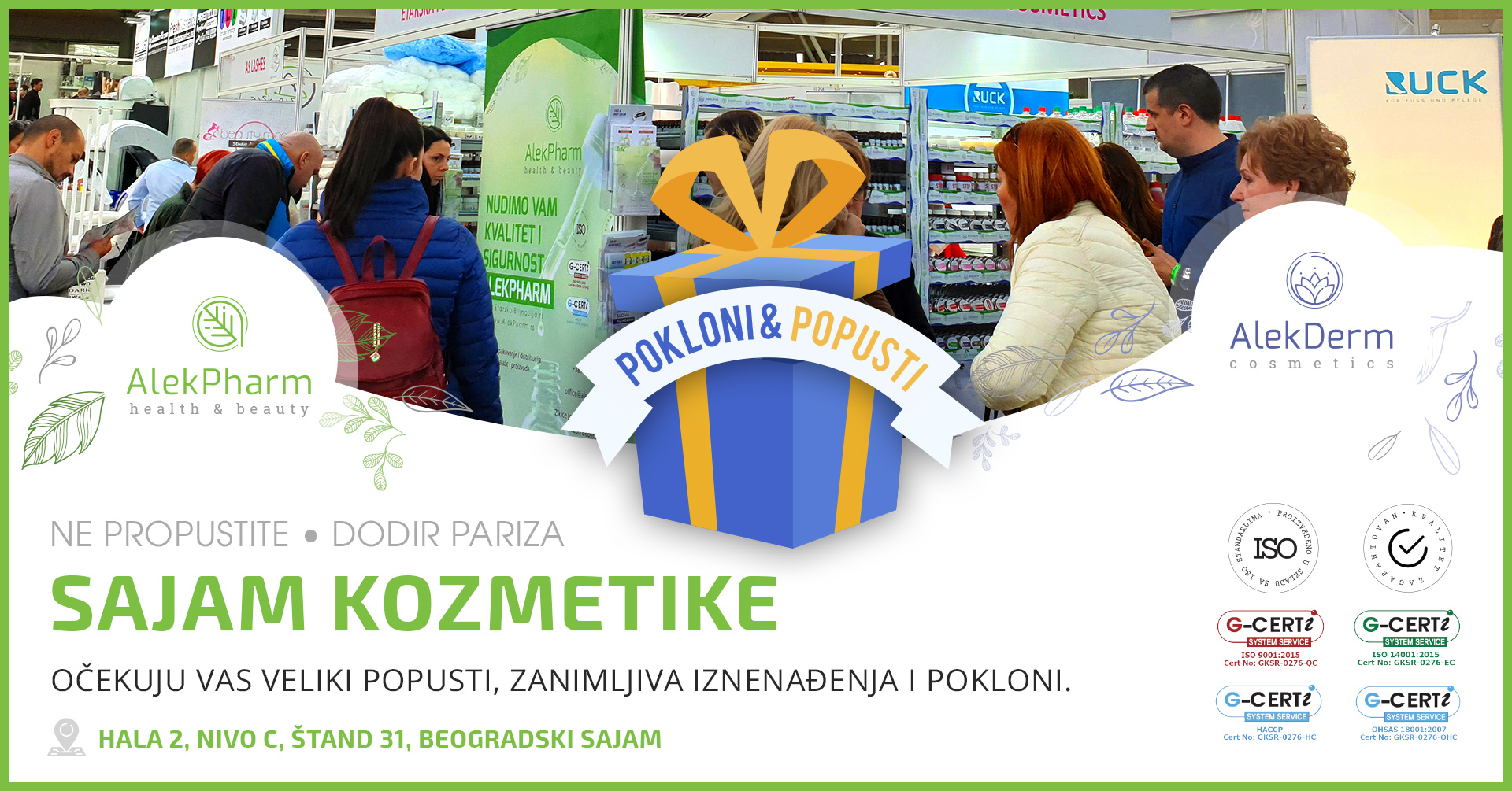 Pozivamo vas na 34. sajam kozmetike